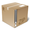 Package Zip Icon